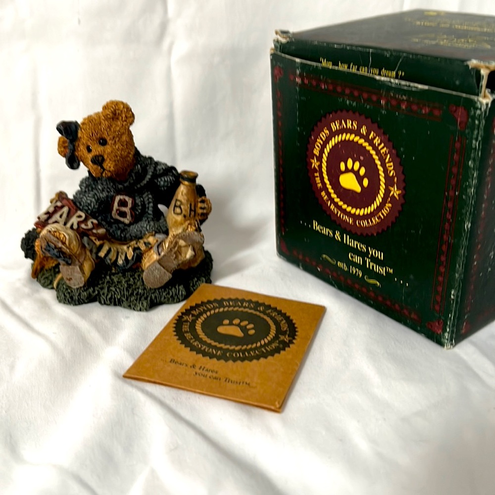 Vintage Boyd’s Bear Bailey The Cheerleader Figure 1995 Original Box